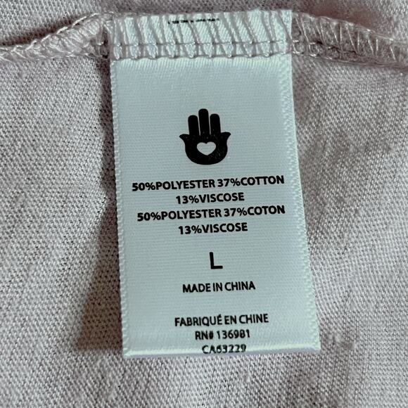 Spiritual Gangster Goddess Vibes Lavender Crop Tee Women’s Large NWT - Picture 5 of 8